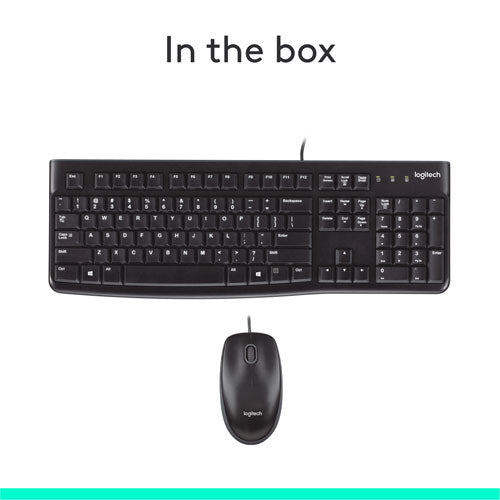 Logitech Wired Mouse & Keyboard Combo