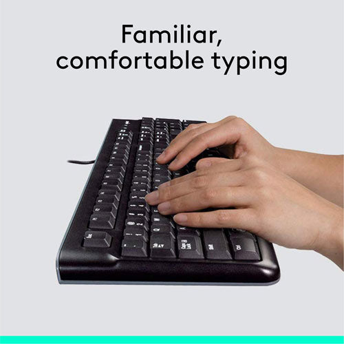 Logitech Wired Mouse & Keyboard Combo