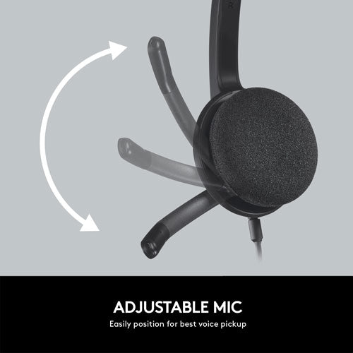 Logitech H340 USB Headset - Black