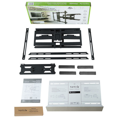 Kanto PDX650 37" - 75" Full Motion TV Mount
