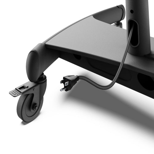 Kanto MTM86PL Height Adjustable Rolling TV Stand for 55" - 86" TVs and Interactive Displays