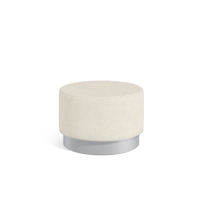 Bora 24"W x 16"H Plinth Base Pouf