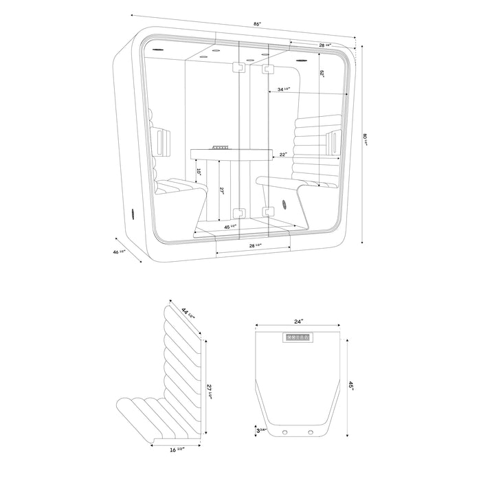 Loop Cube QS 2-4 Person Acoustic Pod