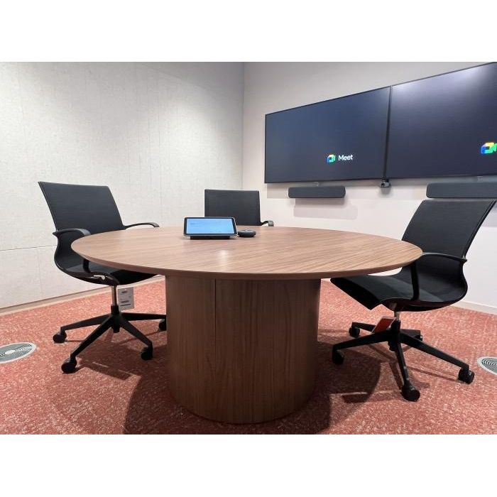 Drum Base Meeting Table