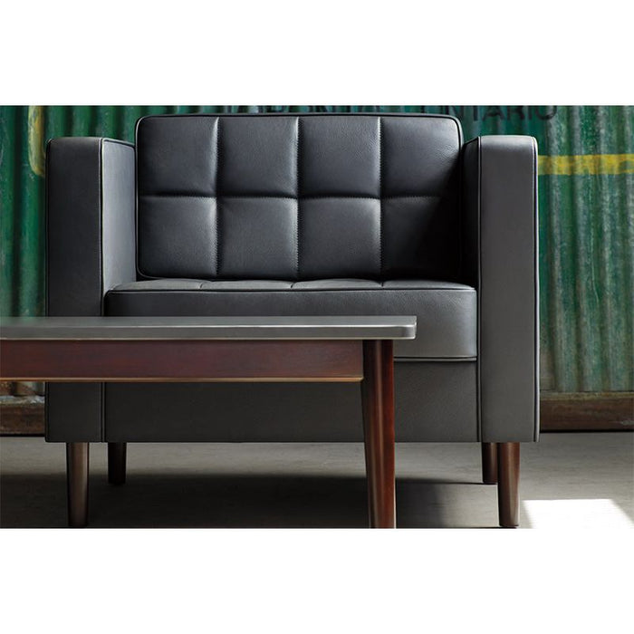 KM-Tufted Tuxedo 3 Seater Sofa