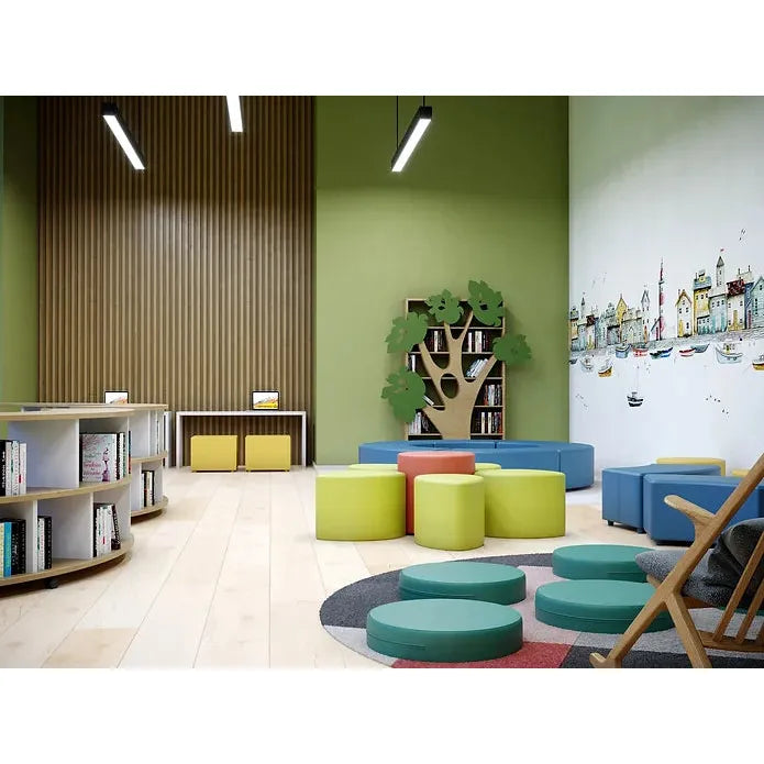 Ava 36''W x 18''D x 14''H  Pouf