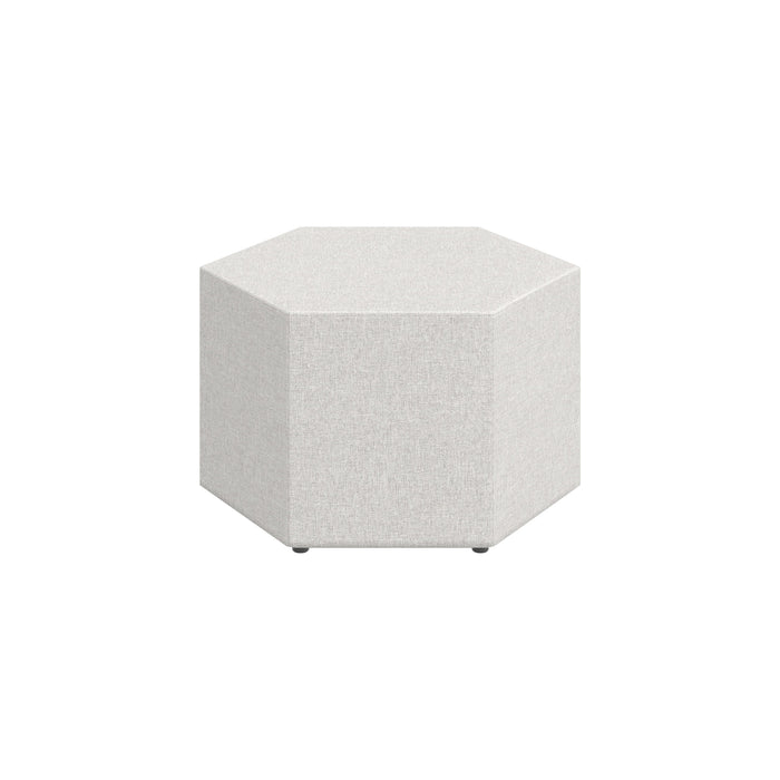 Hex 14''H Pouf