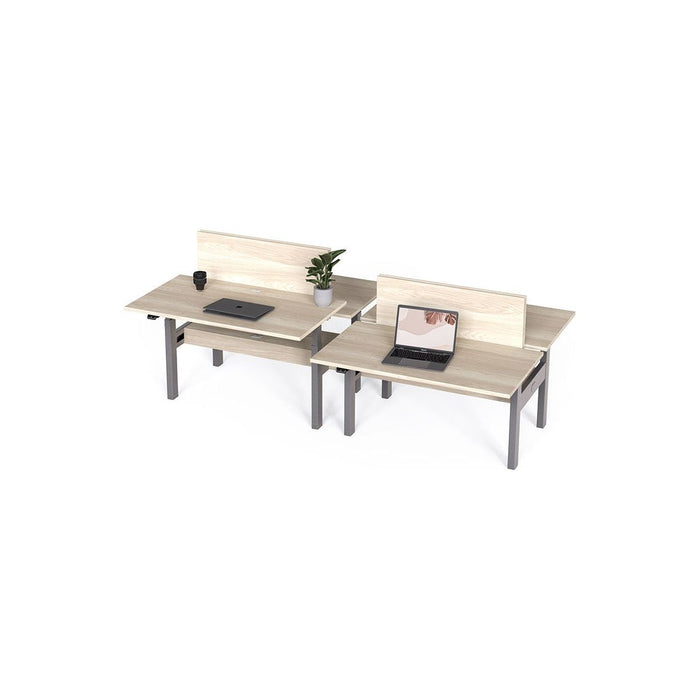 Upside Height Adjustable Benching Based Workstation