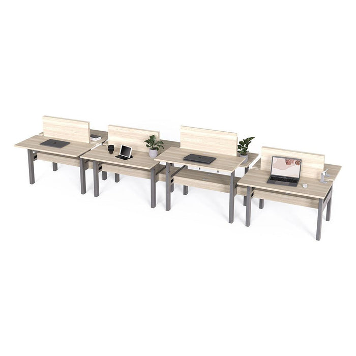Upside Height Adjustable Benching Based Workstation